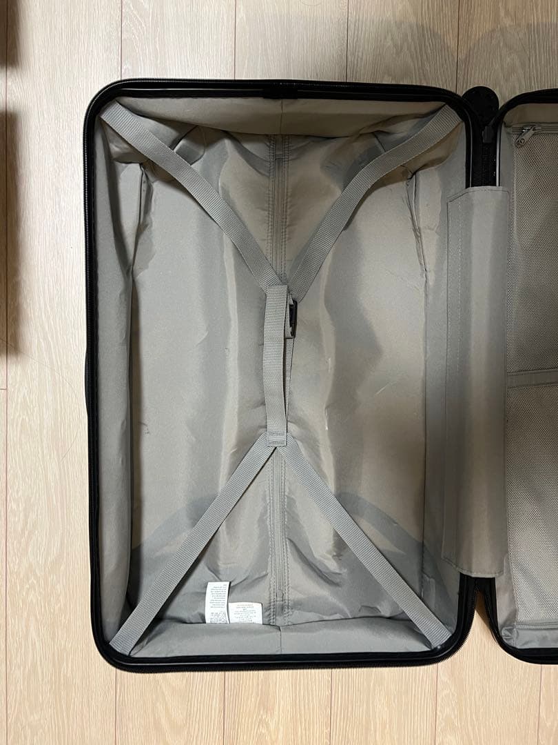 MUJI 無印良品　ハードキャリーケース（７５Ｌ） ベージュ　鍵付き