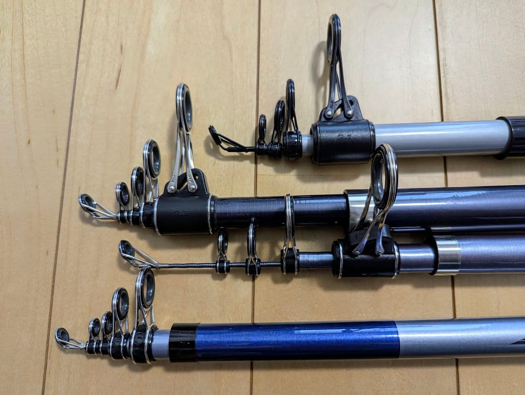 投げ竿4本セット Daiwa SURF SWING 25-420他3本