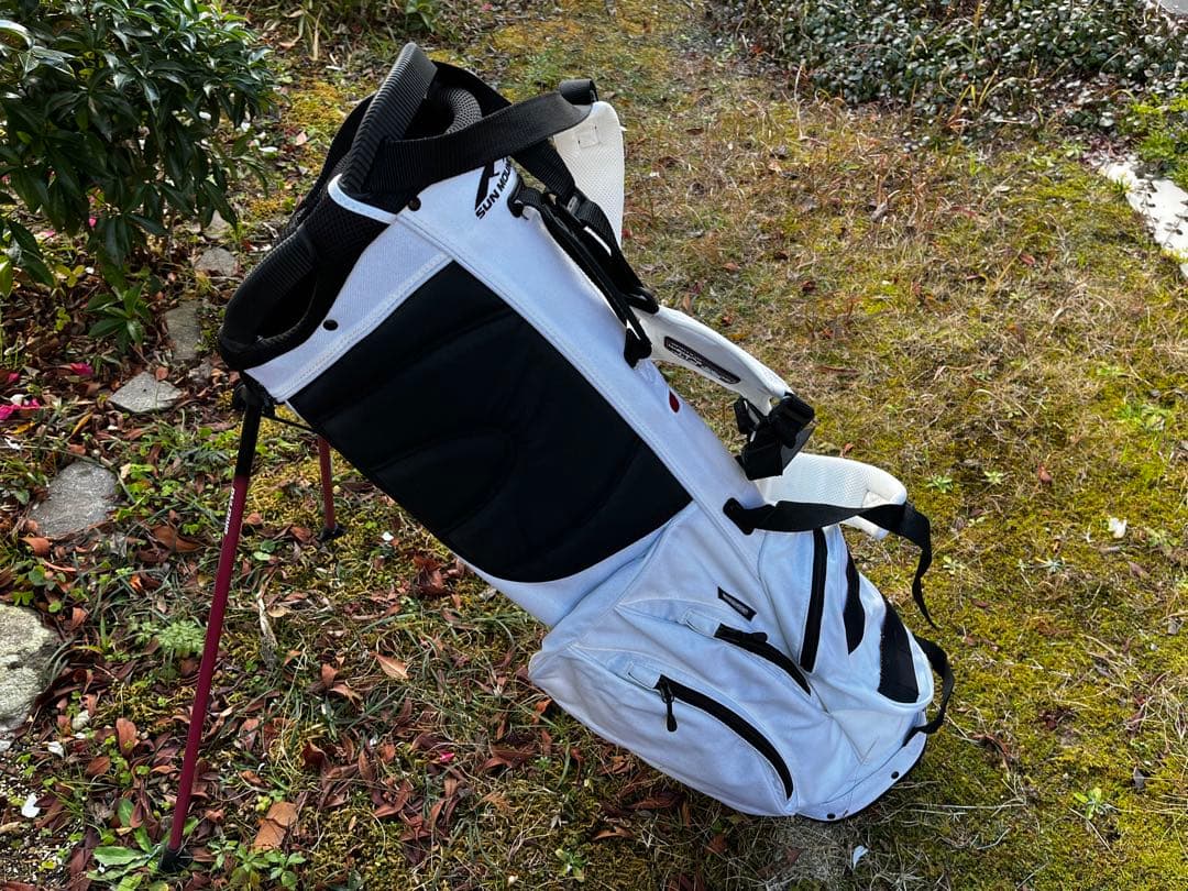 BRIEFING×SUN MOUNTAIN キャディバッグ ホワイト