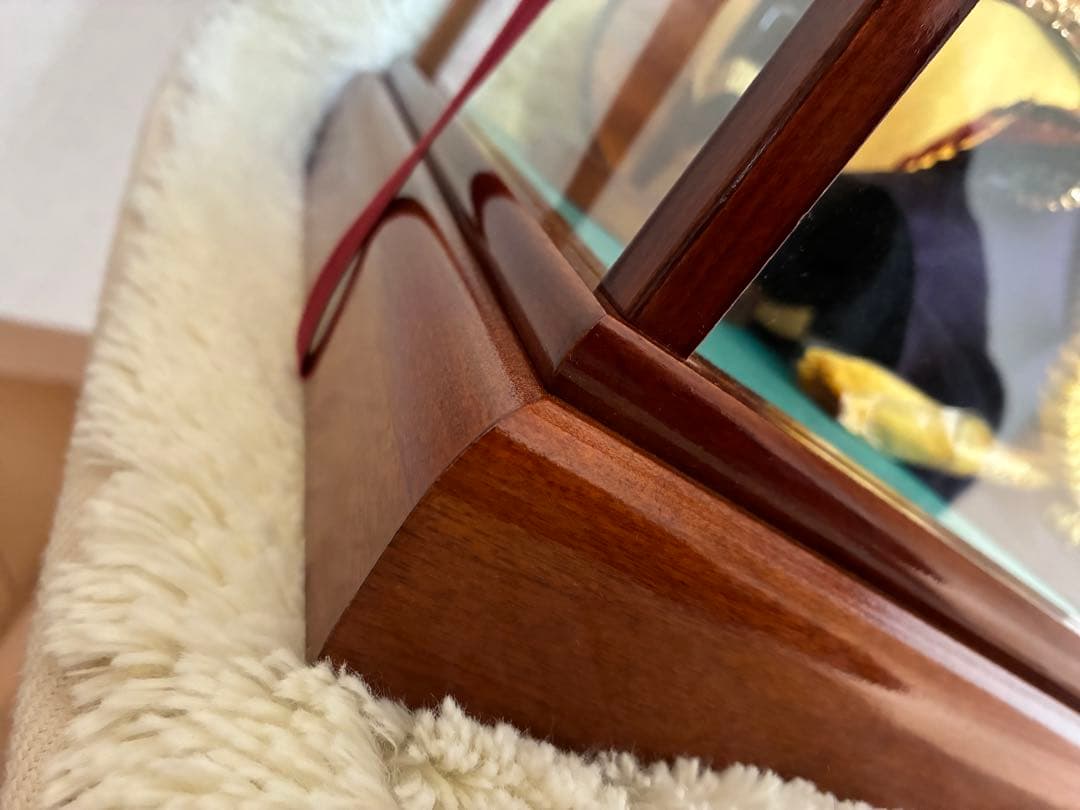 34‼️美品❗️ 兜飾りと雛人形　まとめ売りガラスケース入り