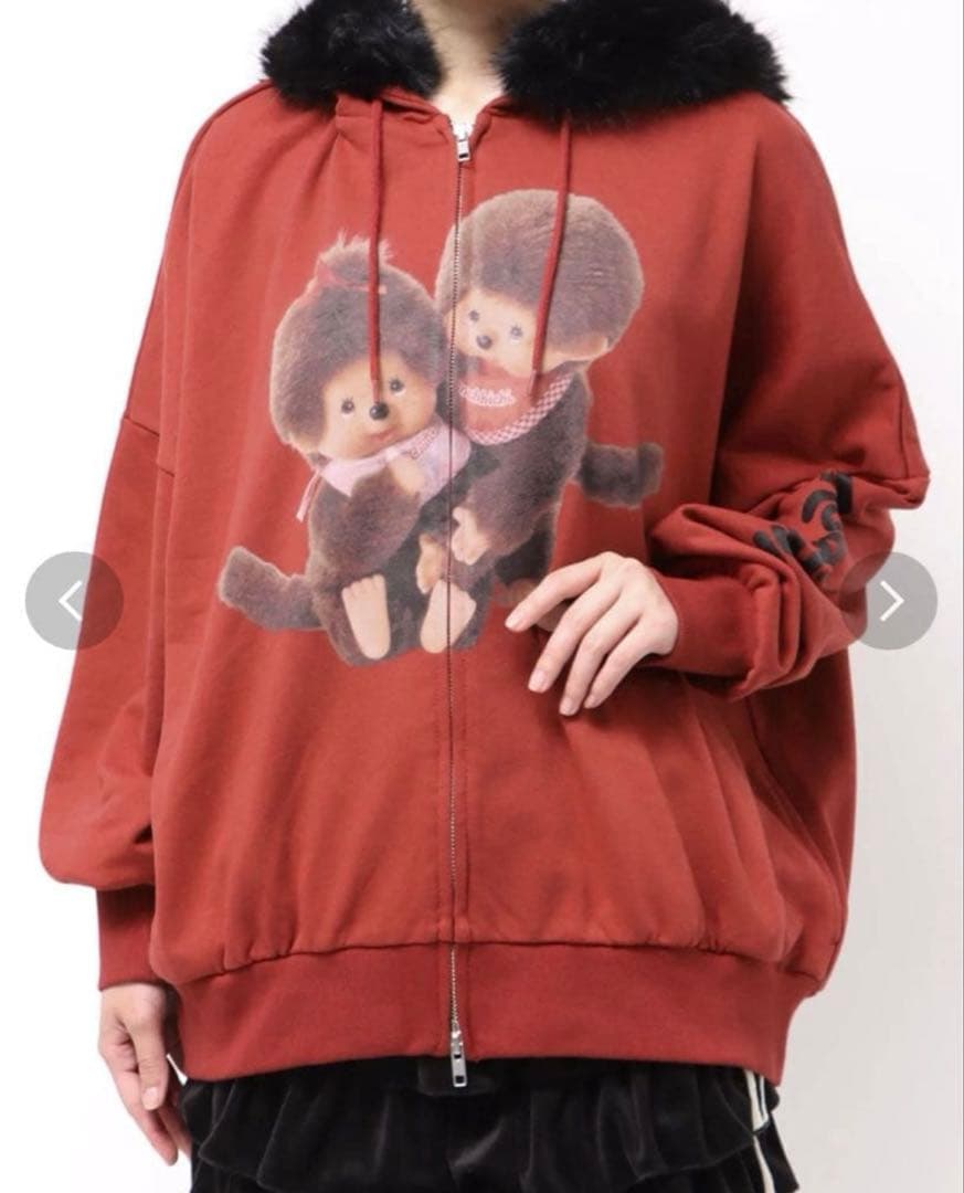 モンチッチ　jouetieコラボフーディ