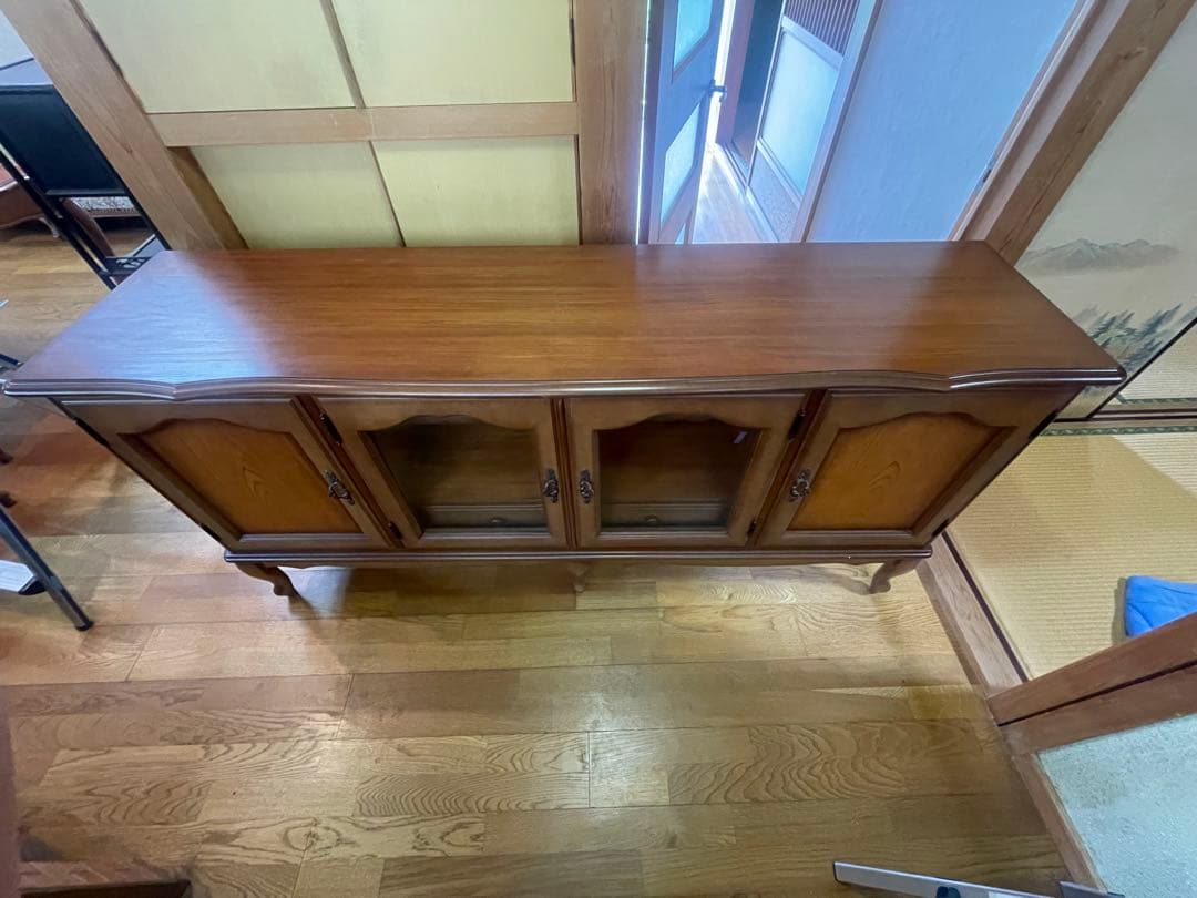 引取限定　maruni マルニ　キャビネット　サイドボード アンティーク 収納棚