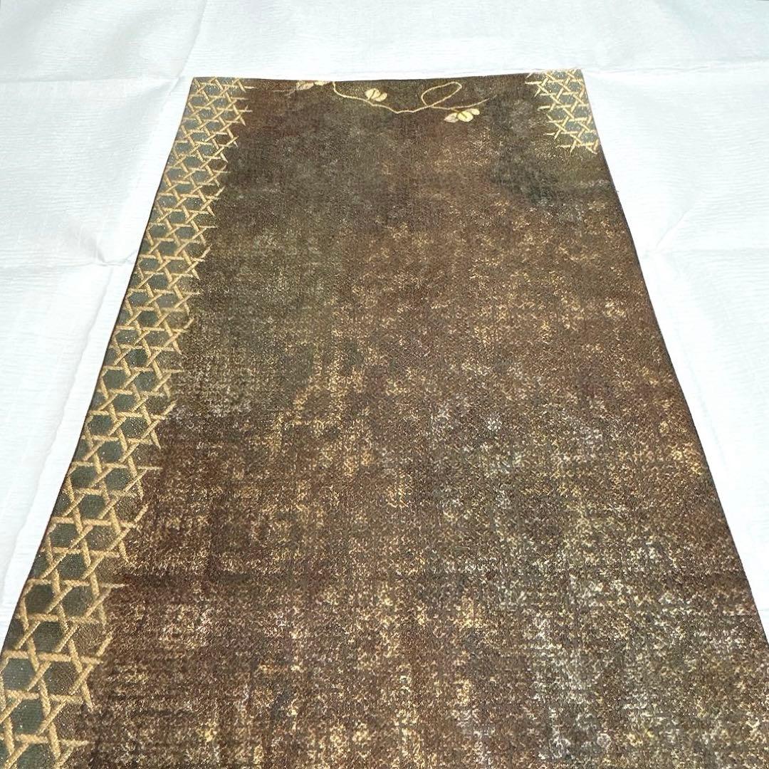 【専用】梅垣織物　袋帯　果樹蔓文　西陣織　正絹　金糸