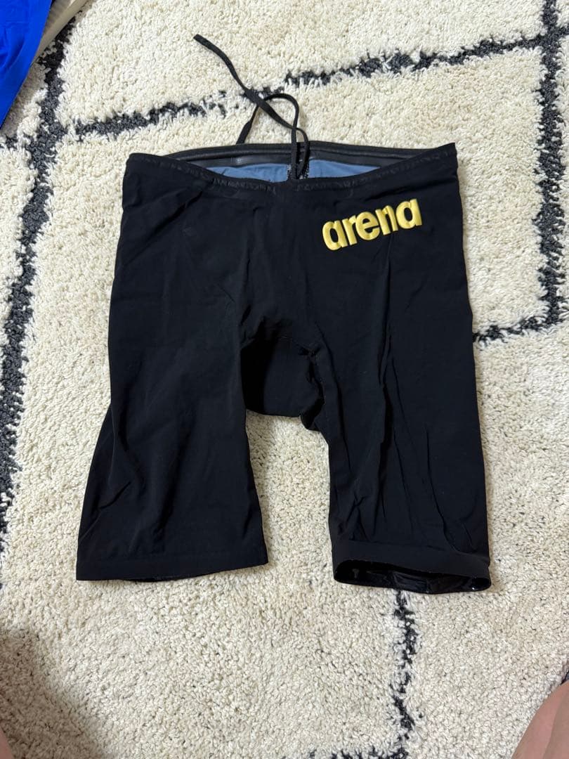 arena 競泳水着 青 黒