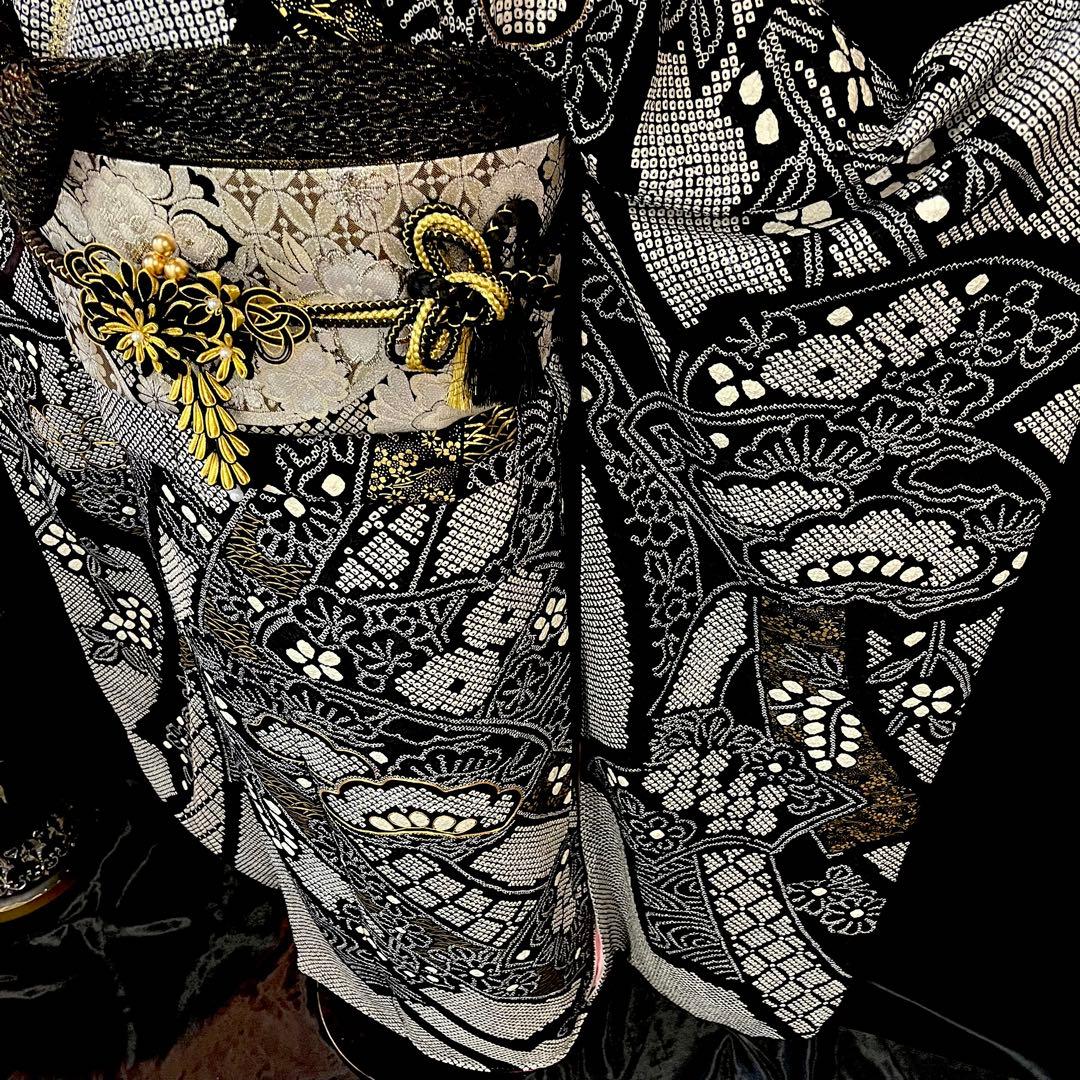 ◾️振袖フルセット■総絞り■扇面松梅■成人式■振袖一式■振り袖振袖セット