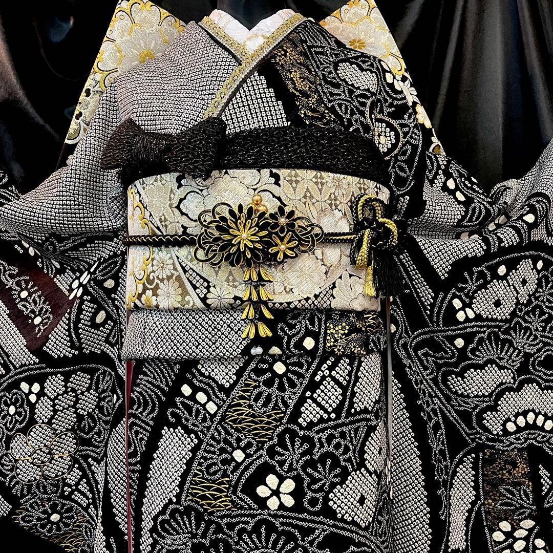 ◾️振袖フルセット■総絞り■扇面松梅■成人式■振袖一式■振り袖振袖セット