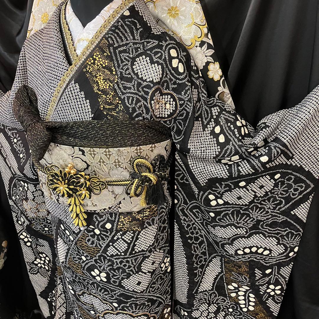 ◾️振袖フルセット■総絞り■扇面松梅■成人式■振袖一式■振り袖振袖セット