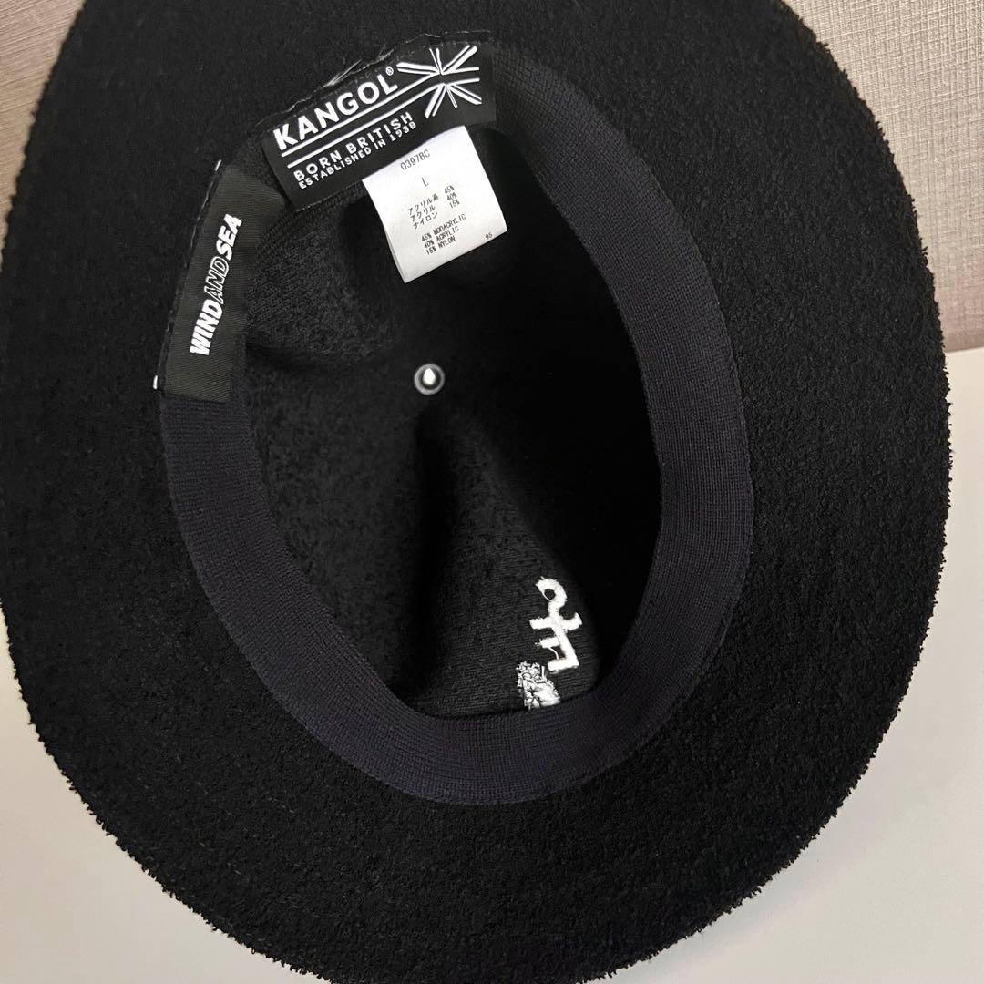 KANGOL × WIND AND SEA Bermuda Casual L 黒