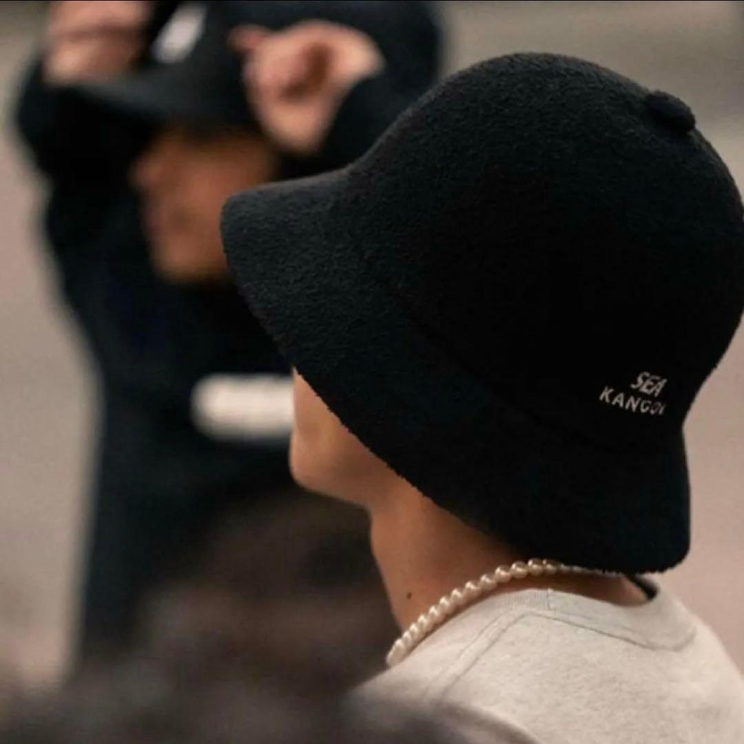 KANGOL × WIND AND SEA Bermuda Casual L 黒