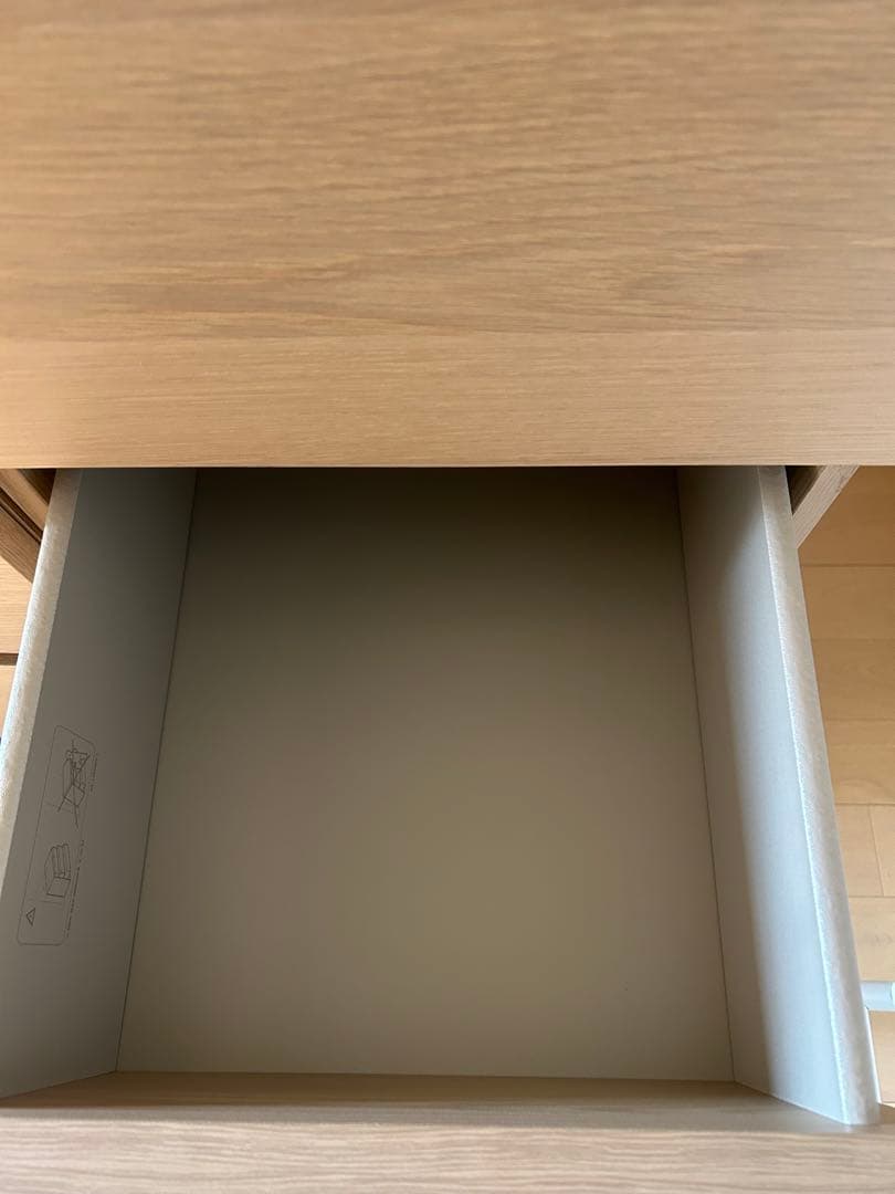 【送料込】IKEA マルム　スリムチェスト（引き出し6）　ミラー付