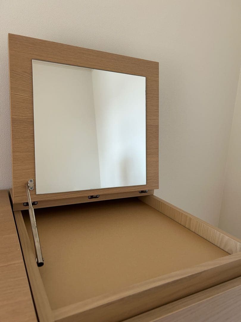 【送料込】IKEA マルム　スリムチェスト（引き出し6）　ミラー付