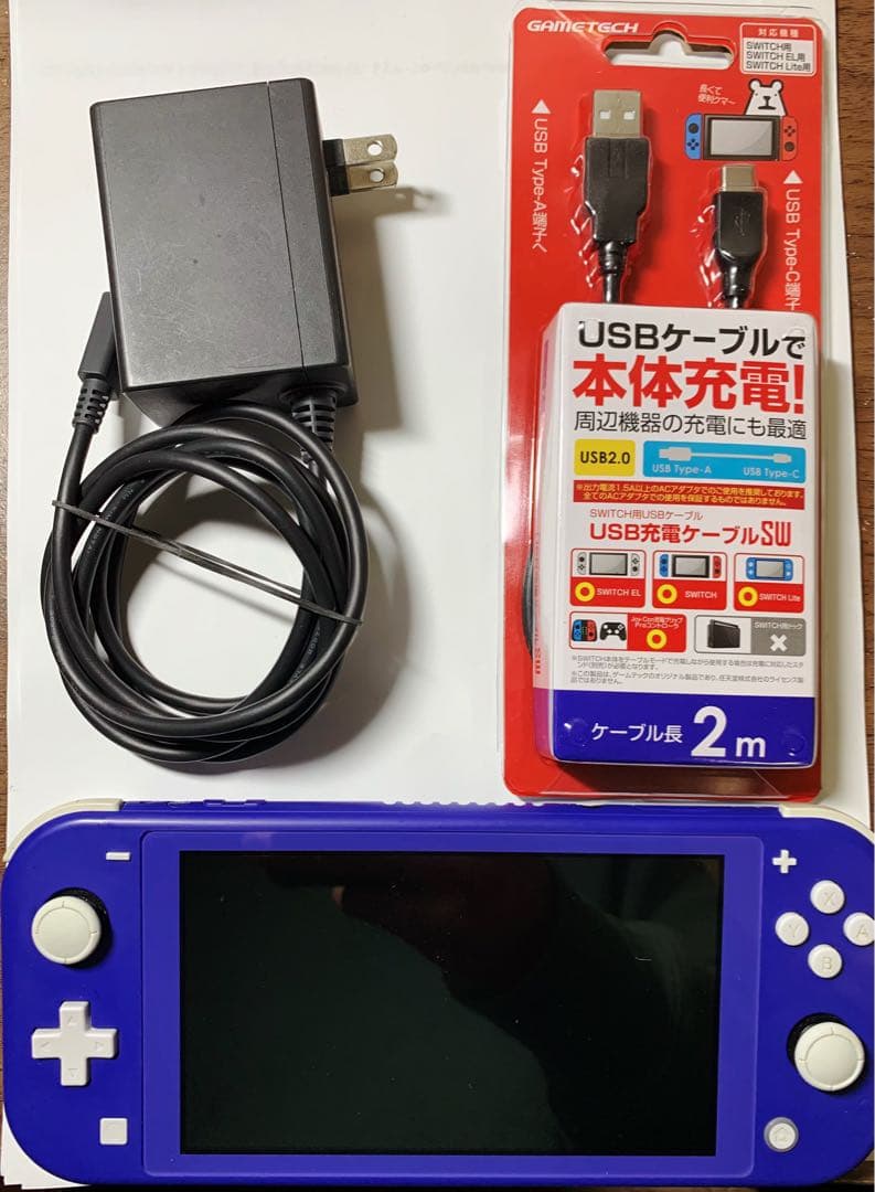 Nintendo Switch Lite 本体＋充電器＋USB充電ケーブル