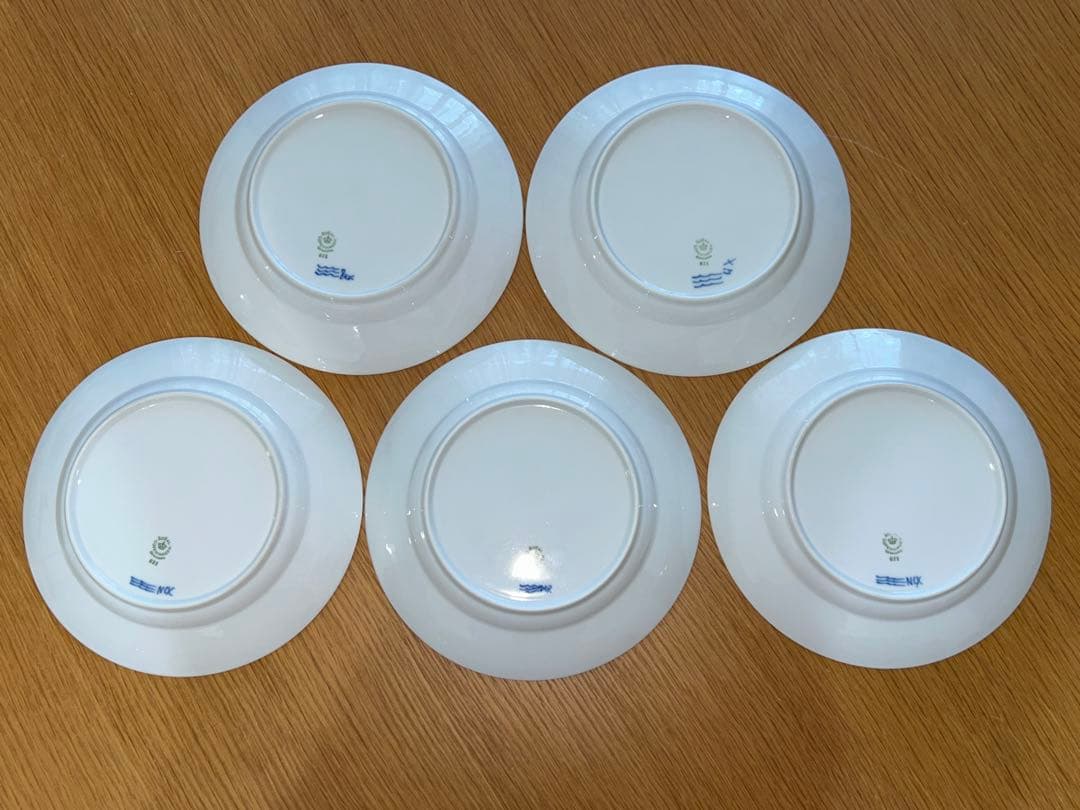 ロイヤルコペンハーゲンプリンセスブルー ディーププレート５枚