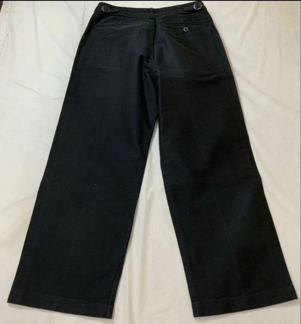 AURALEE オーラリー フィンクスモールスキン ワイドパンツ 黒 4