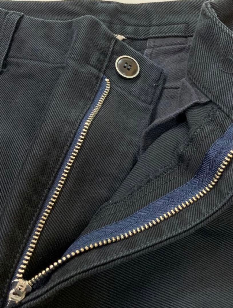 AURALEE オーラリー フィンクスモールスキン ワイドパンツ 黒 4