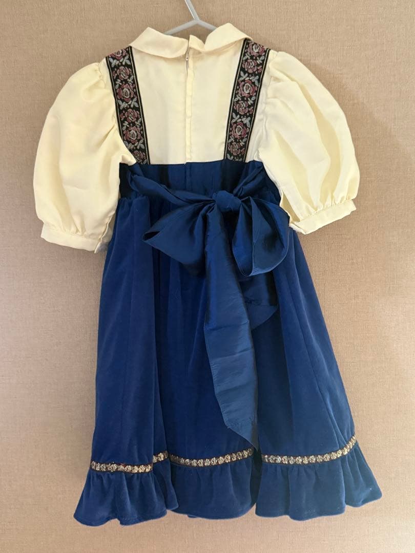 エルサ　幼少期風ドレス120サイズ　キャサリンコテージ　チロリアンパフスリーブ