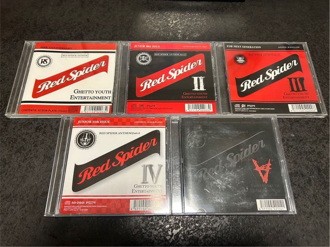 商品名 Red Spider Anthem Ⅰ Ⅱ Ⅲ Ⅳ Ⅴ