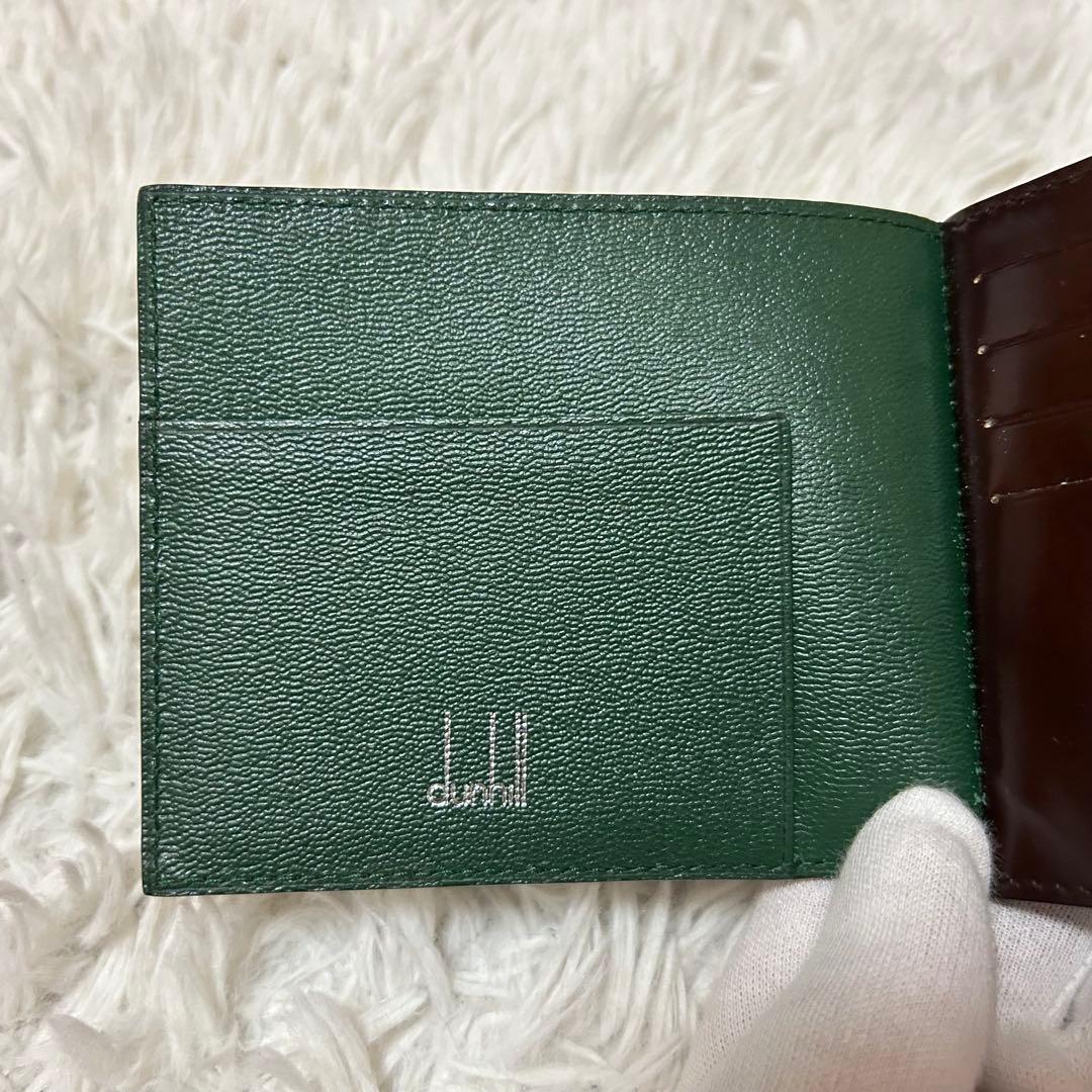 ⭐️極美品⭐️ダンヒル マネークリップ エナメル 二つ折り メンズ ブラウン