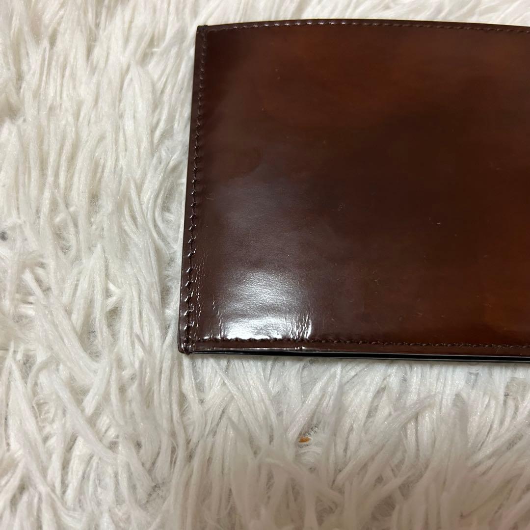 ⭐️極美品⭐️ダンヒル マネークリップ エナメル 二つ折り メンズ ブラウン