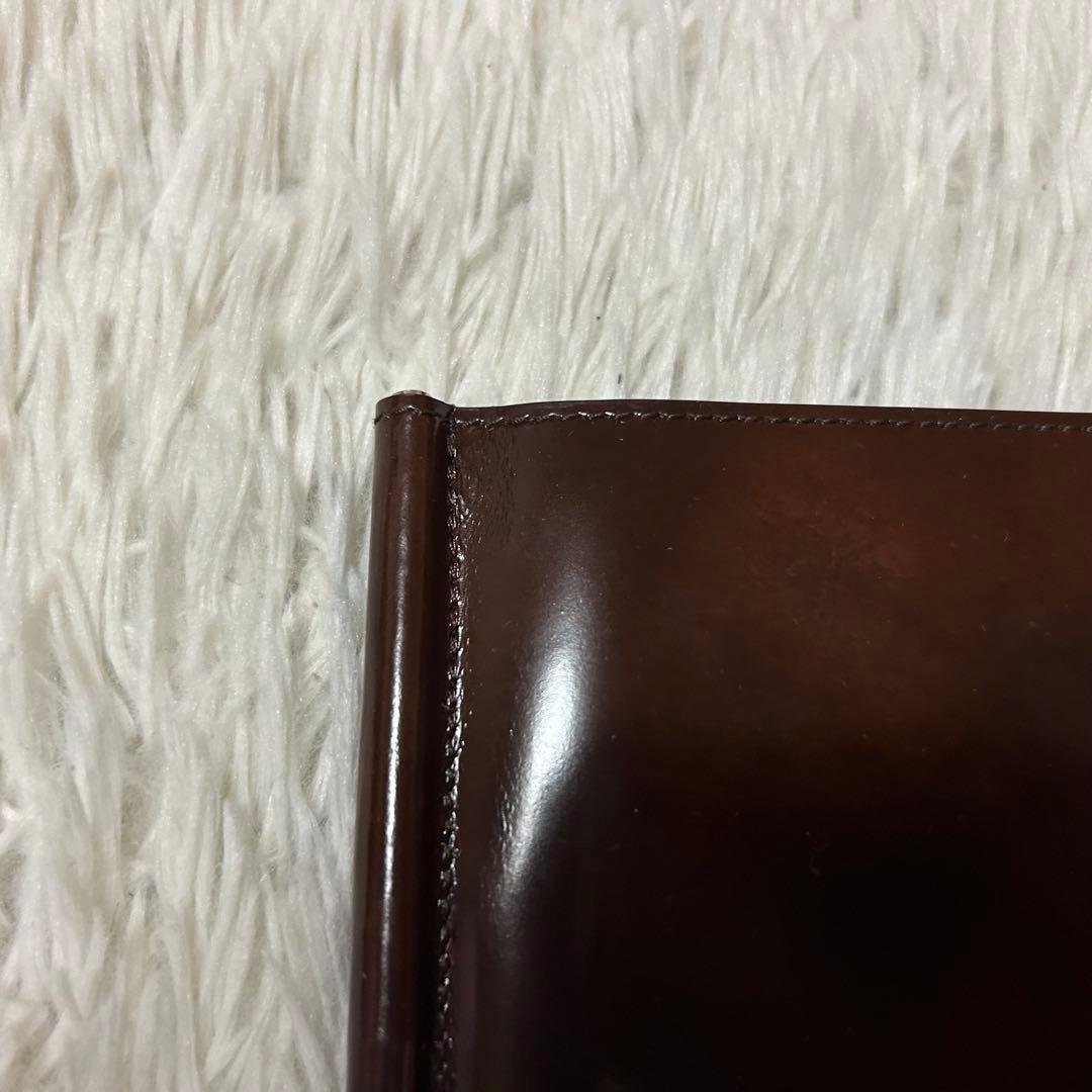⭐️極美品⭐️ダンヒル マネークリップ エナメル 二つ折り メンズ ブラウン