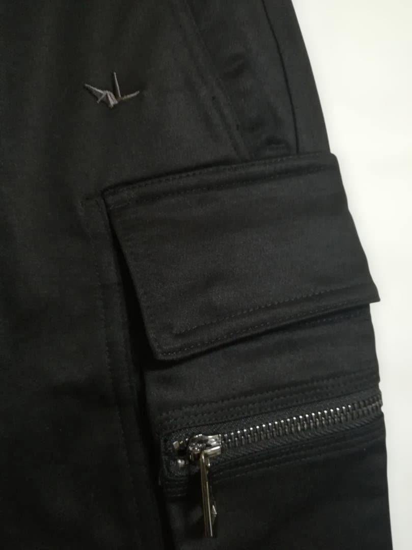 1piu1uguale3 RELAX スリムカーゴパンツ 黒 サイズS