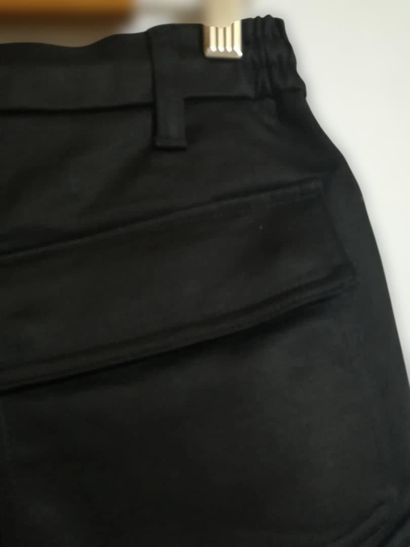 1piu1uguale3 RELAX スリムカーゴパンツ 黒 サイズS