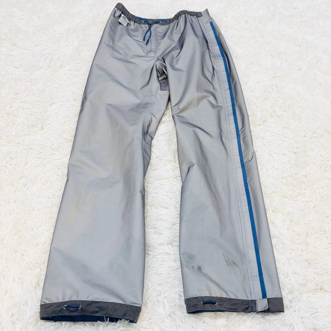 ◆523　美品　モンベル　ストームクルーザーフルジップ　ゴアテックス　青　L-L