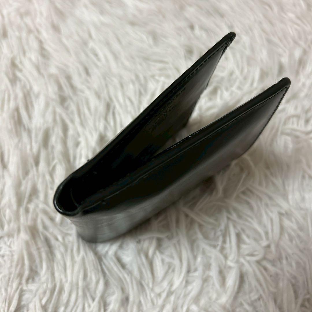 ホワイトハウスコックス ブライドルレザー 二つ折り 財布 ブラック