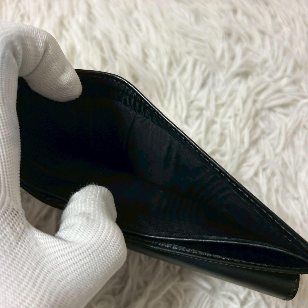 ホワイトハウスコックス ブライドルレザー 二つ折り 財布 ブラック