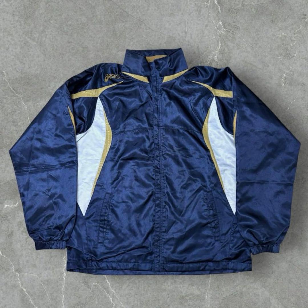 アシックス　ウィンドブレーカー　上下　セットアップ　L 男女兼用　ジャージ
