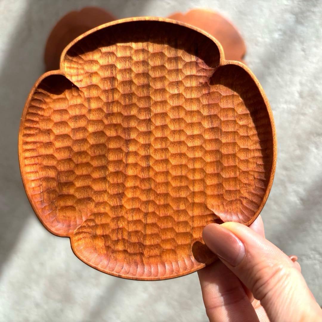 木工房玄 高塚和則 さくらコースター こだち 桜 無垢材 日本製 作家もの