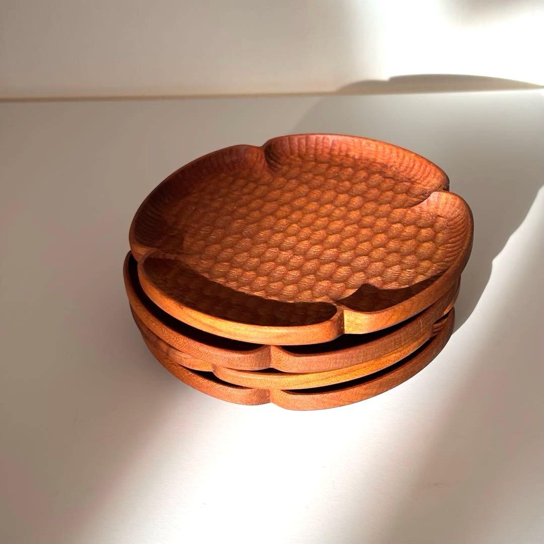 木工房玄 高塚和則 さくらコースター こだち 桜 無垢材 日本製 作家もの