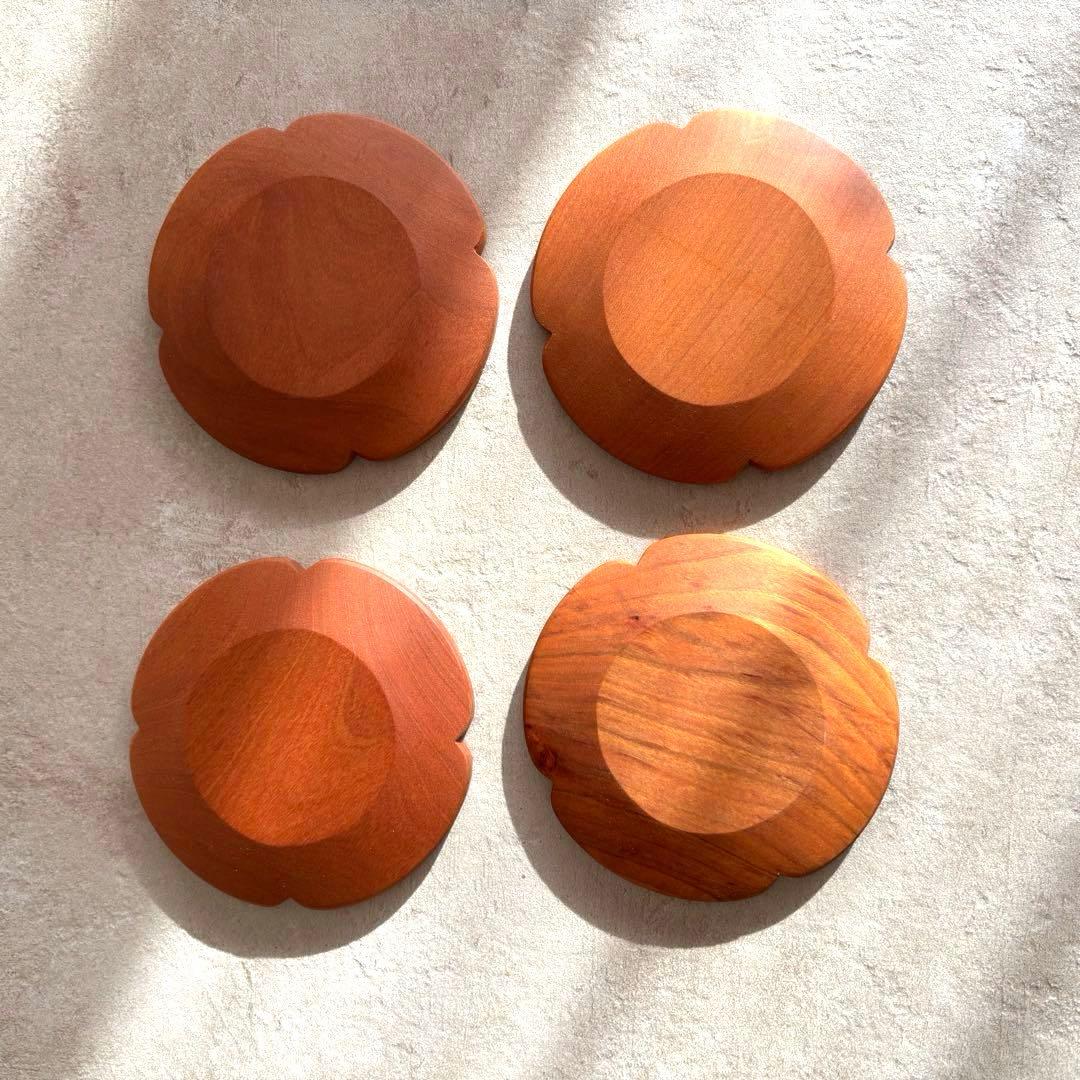 木工房玄 高塚和則 さくらコースター こだち 桜 無垢材 日本製 作家もの