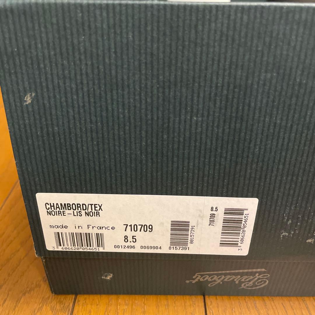 Paraboot シャンボード ブラック リスレザー 8.5 美品