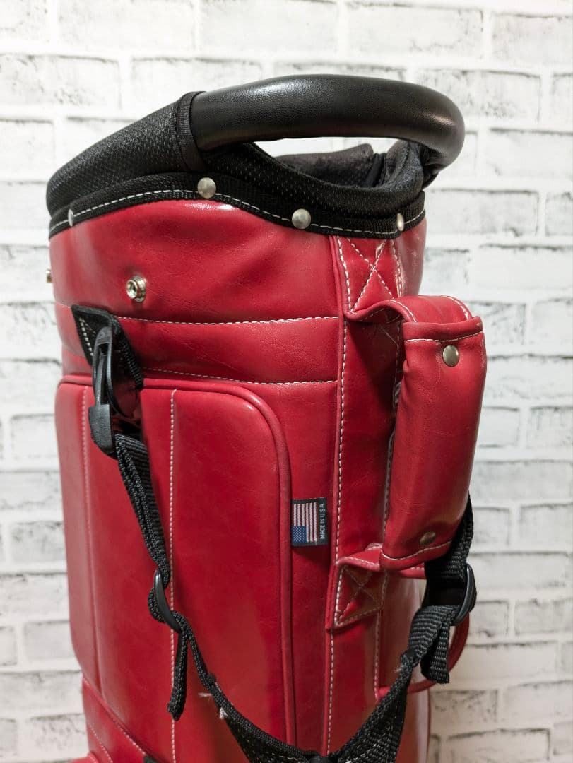 専用★ベルディング　キャディバック　スタンド式　レッド　赤