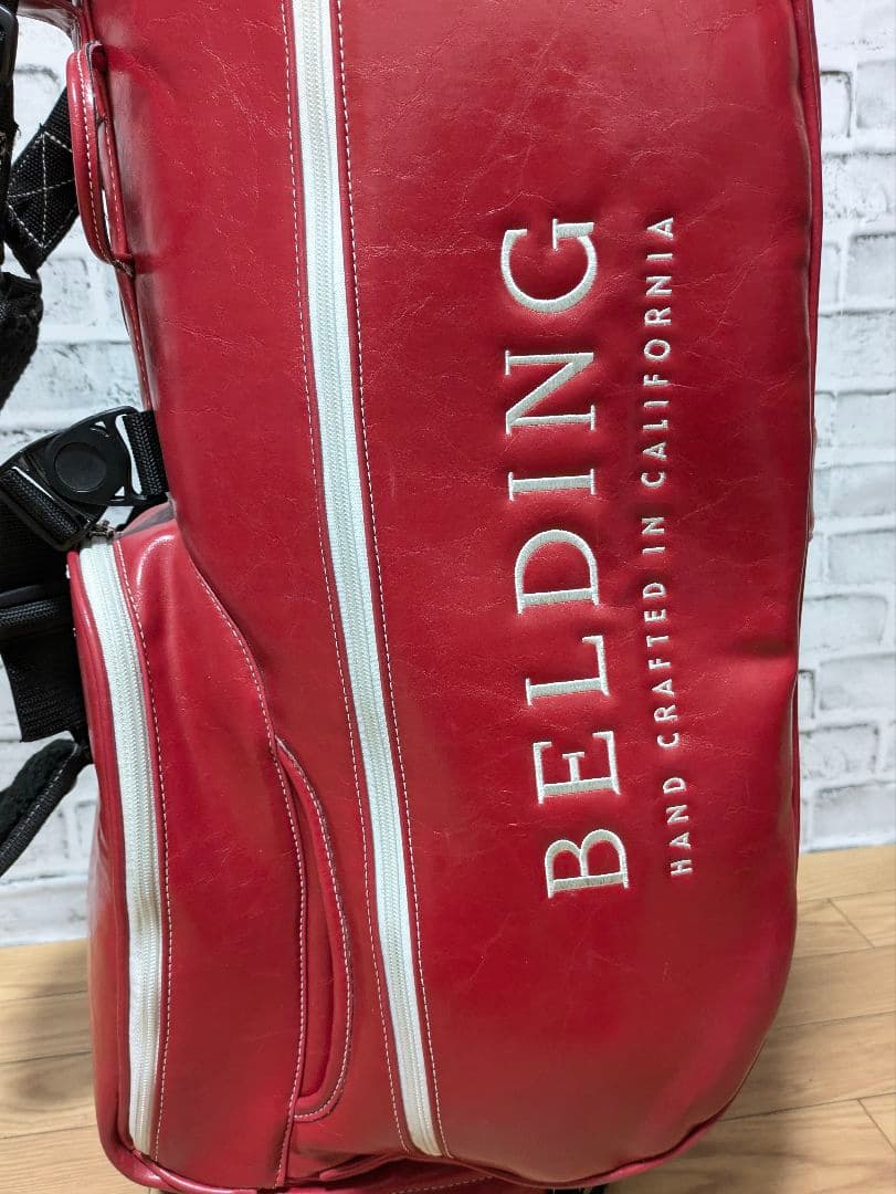 専用★ベルディング　キャディバック　スタンド式　レッド　赤