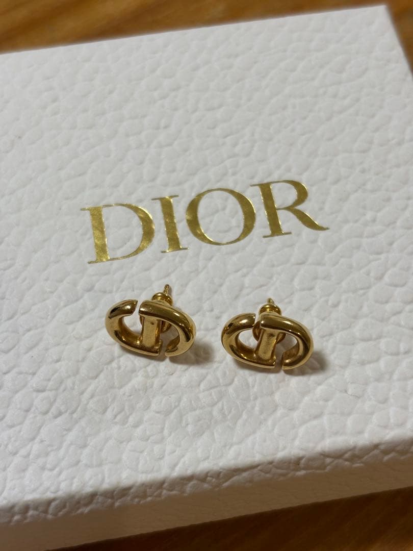 Dior CD Navy ピアス