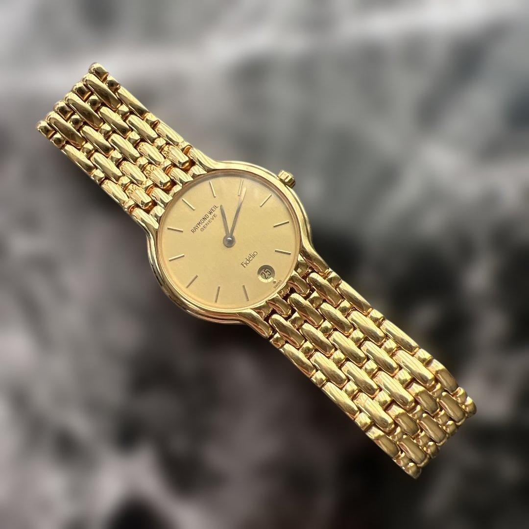 RAYMOND WEIL Fidélio ゴールド腕時計