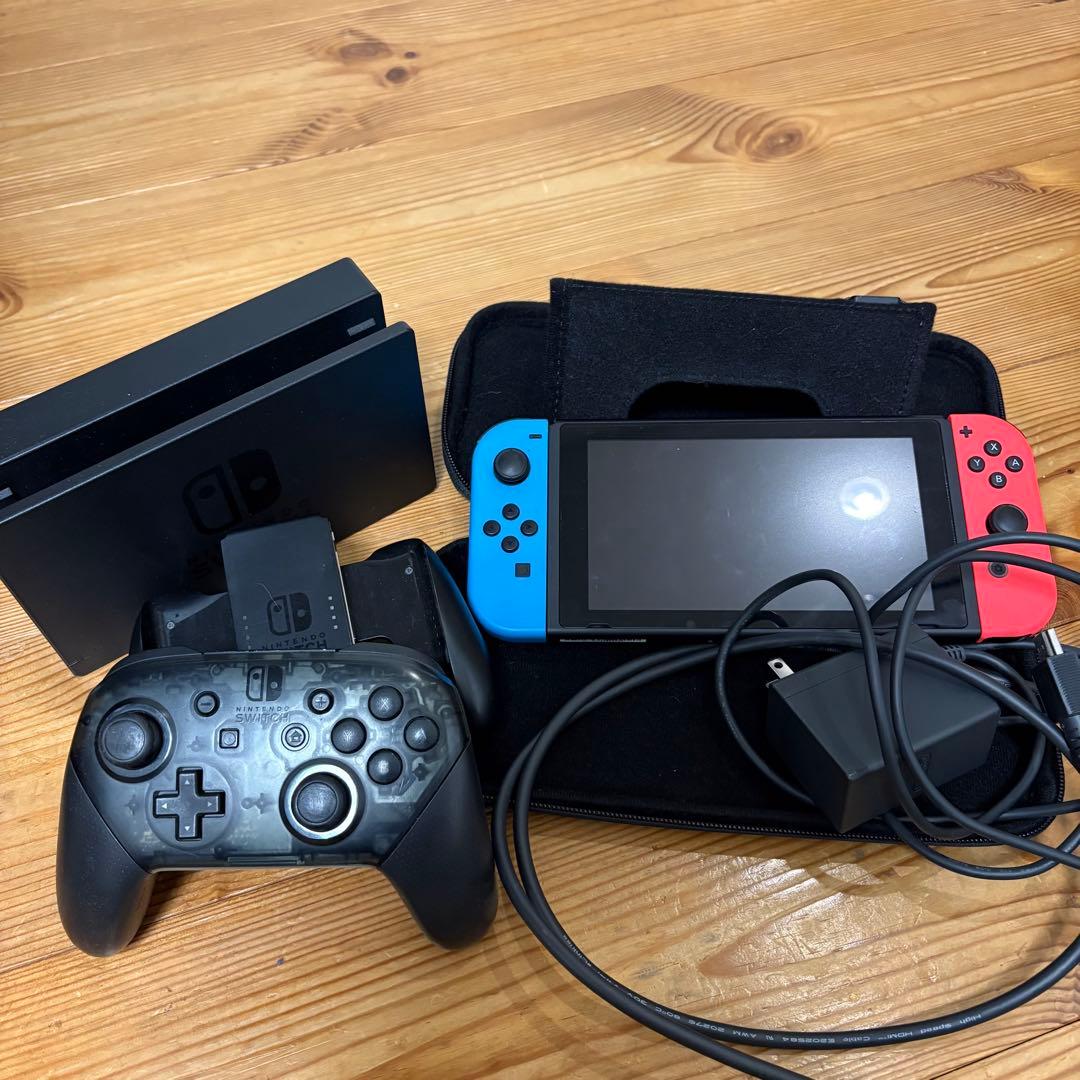 Nintendo Switch ネオンレッド/ブルー 本体　プロコン