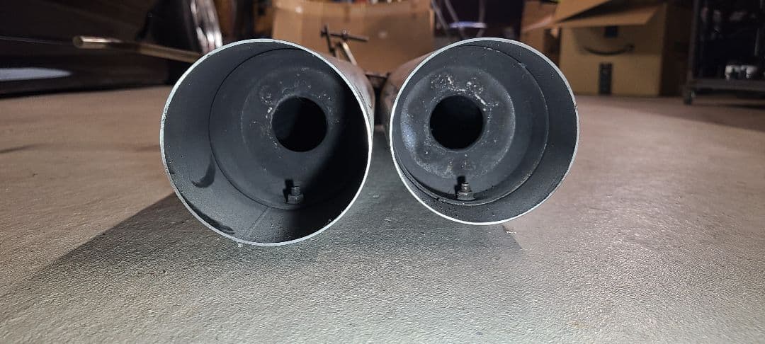 シルビア　s15　80Φ―100Φ　ステンレスデュアルマフラー