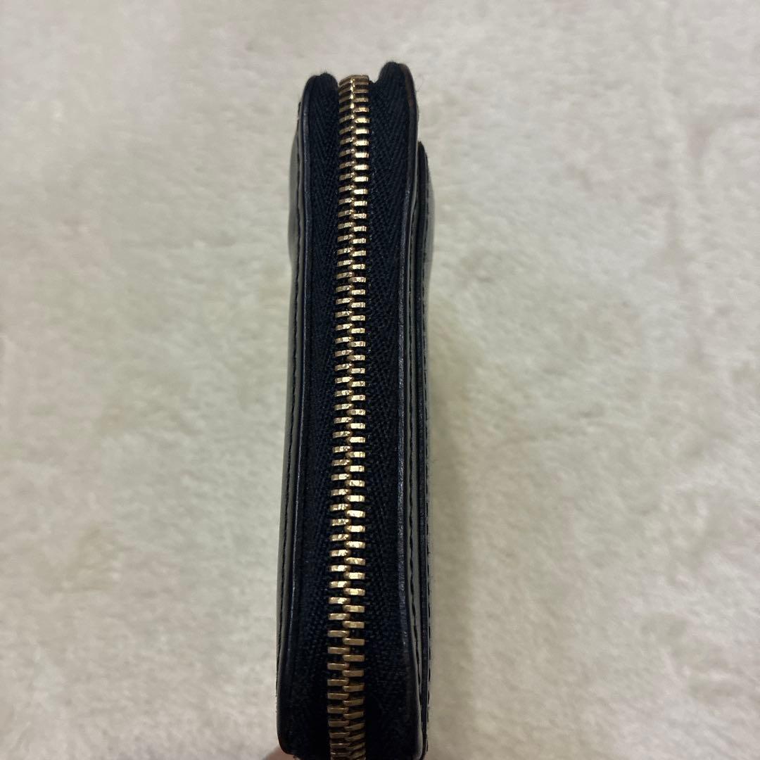 GLEN ジップアラウンドスモールウォレット　ブラック