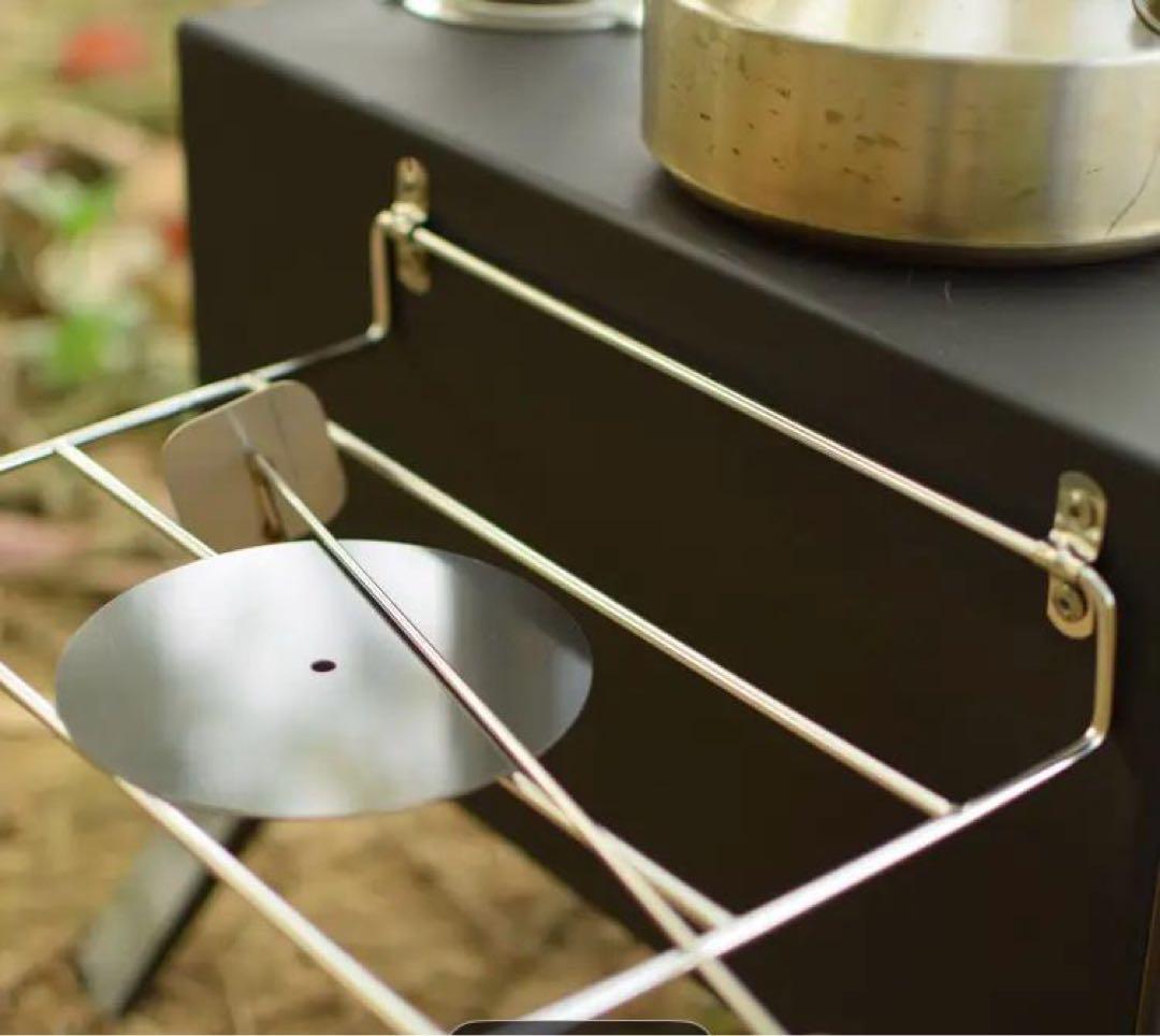 ブラック 薪ストーブ 小型 コンパクト キャンプ アウトドア 暖房