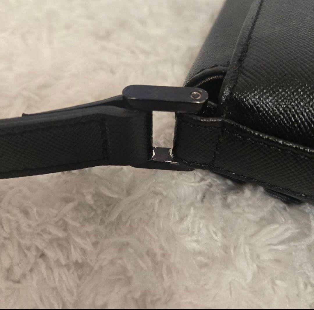 BURBERRY　 サフィアーノレザー　ワンショルダーバッグ　アクセサリーポーチ