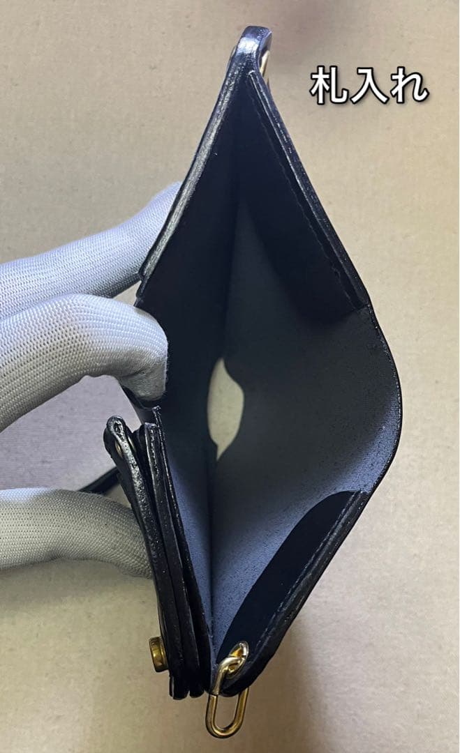 ミドル トラッカーウォレット 3層 姫路レザー