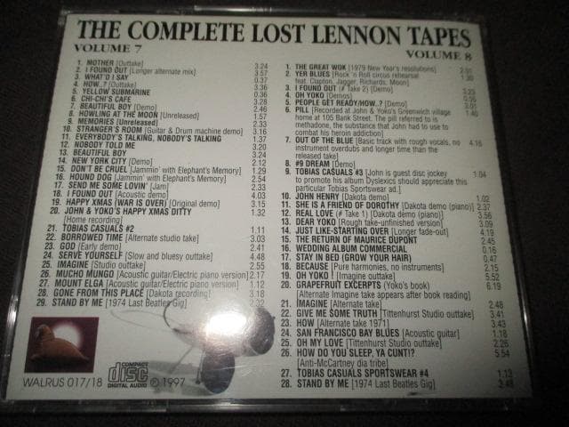 洋楽 john lennon lost lennon tapes (RARE SET)