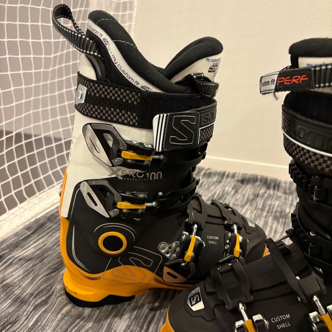 【極美品】salomon X PRO 100 スキーブーツ 24/24.5cm