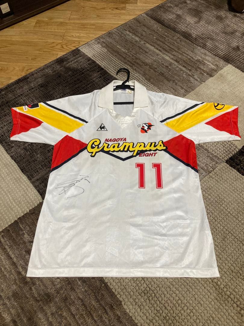 小倉隆史 名古屋グランパスエイト ユニフォーム　92年カップ戦用