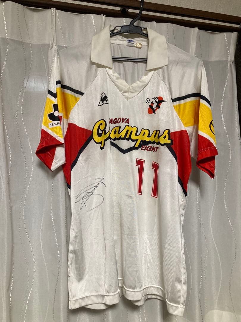 小倉隆史 名古屋グランパスエイト ユニフォーム　92年カップ戦用