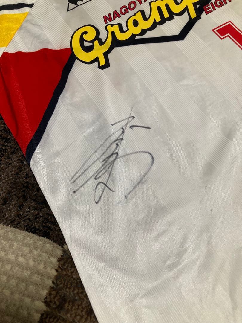 小倉隆史 名古屋グランパスエイト ユニフォーム　92年カップ戦用