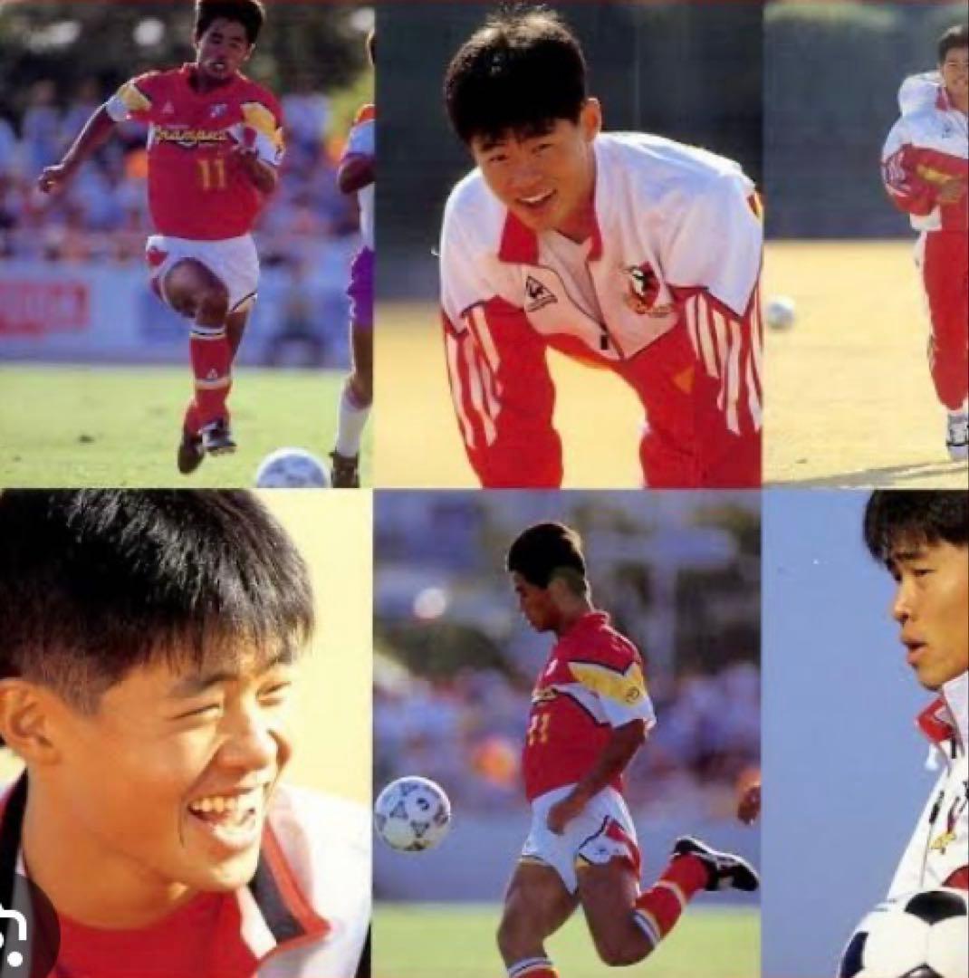 小倉隆史 名古屋グランパスエイト ユニフォーム　92年カップ戦用